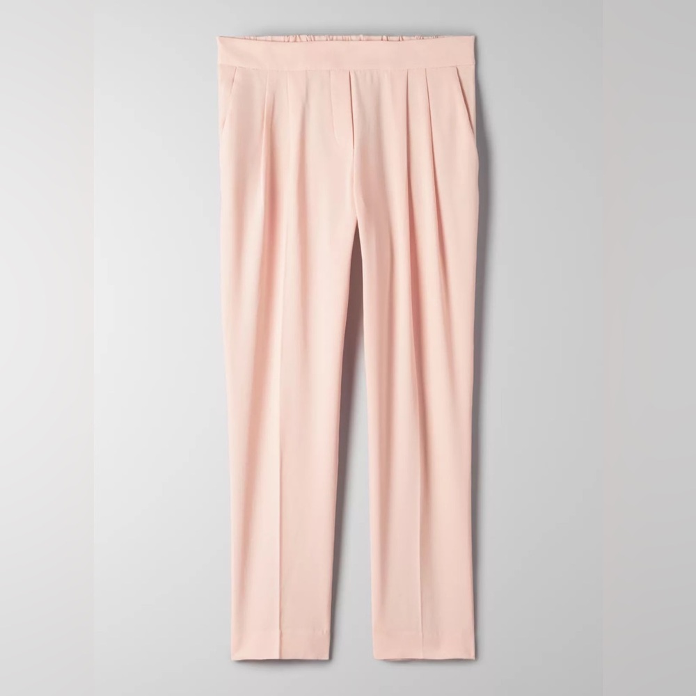 Aritzia Babaton Cohen Pants - 00 xxs xs - soft pale pink - NWOT